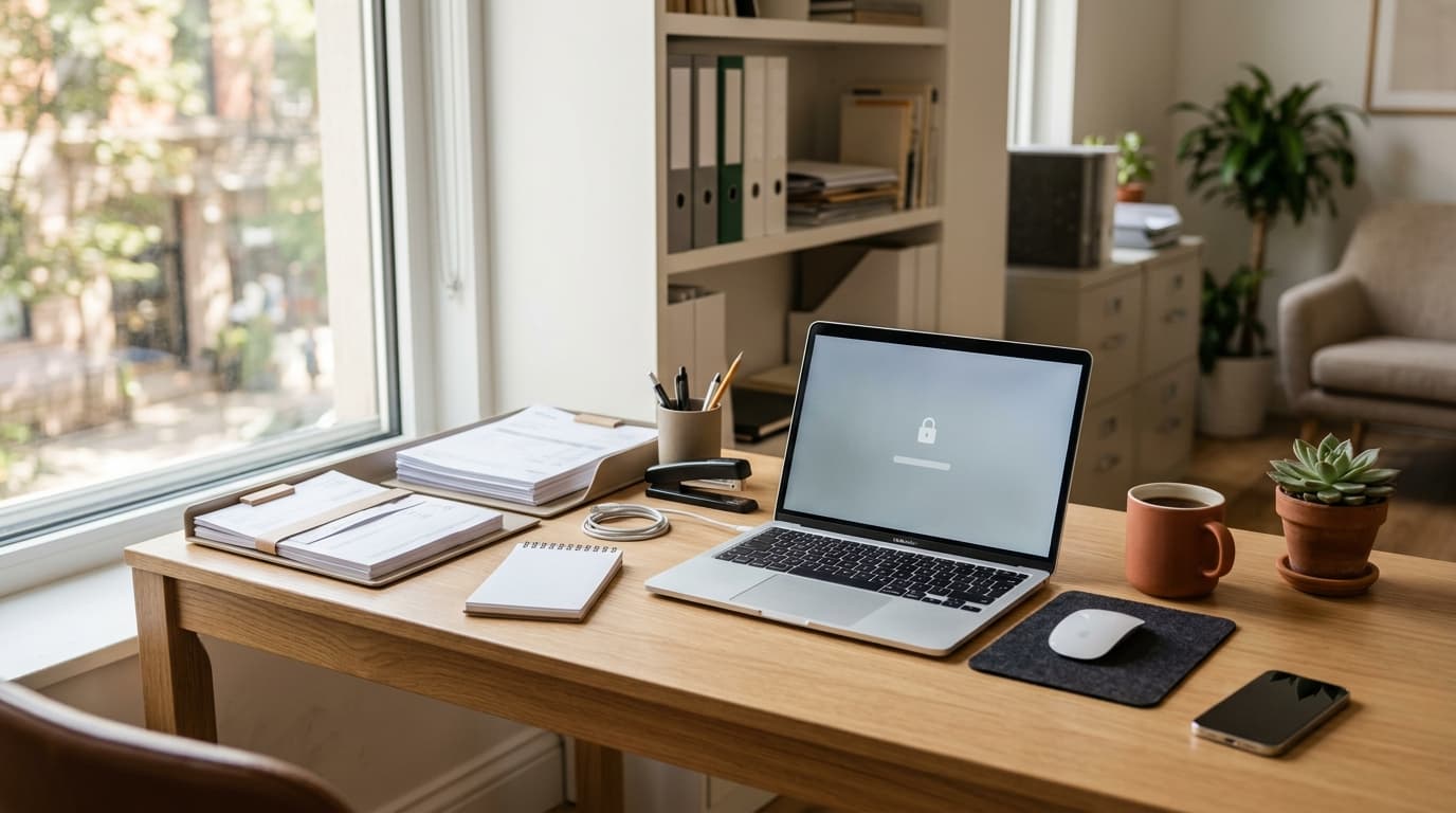 Back-office admin tasks like invoices and scheduling running automatically in the background